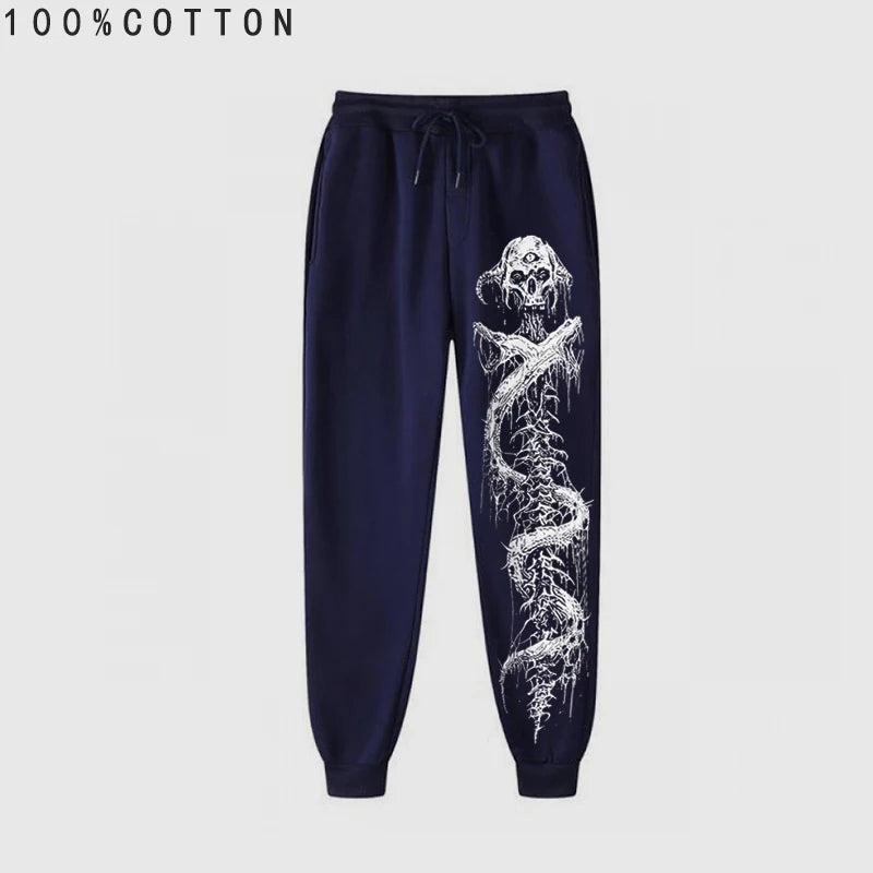 Black Skull Pants