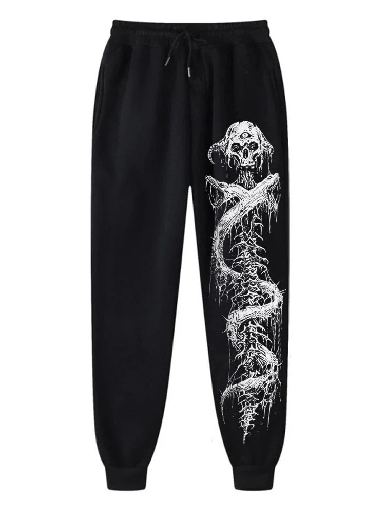 Black Skull Pants