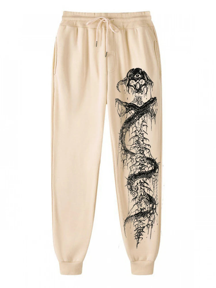 Black Skull Pants