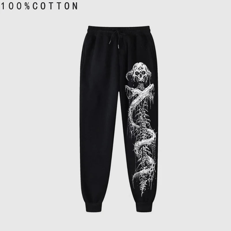 Black Skull Pants