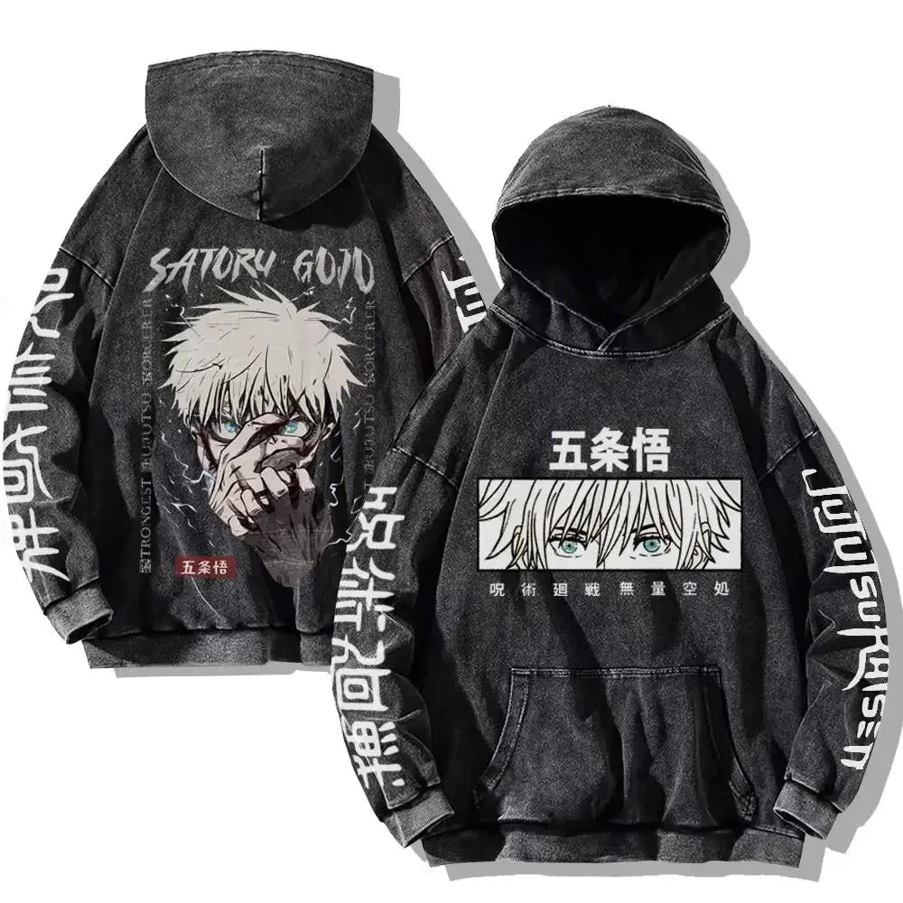 Jujutsu Kaisen Y2K Washed Hoodie