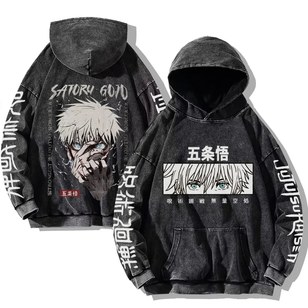 Jujutsu Kaisen Y2K Washed Hoodie