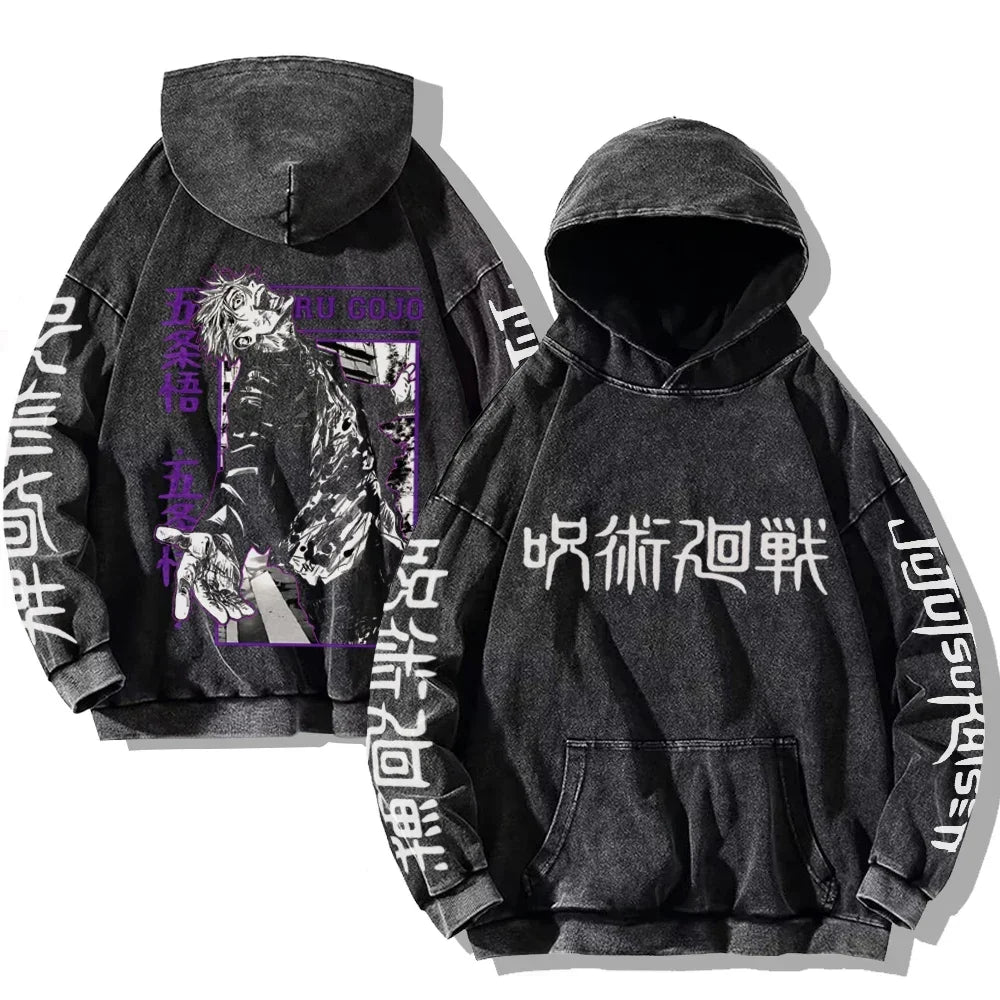 Jujutsu Kaisen Y2K Washed Hoodie