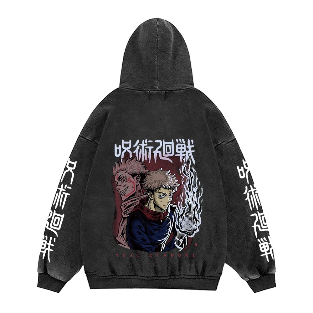 Jujutsu Kaisen Washed Hoodie