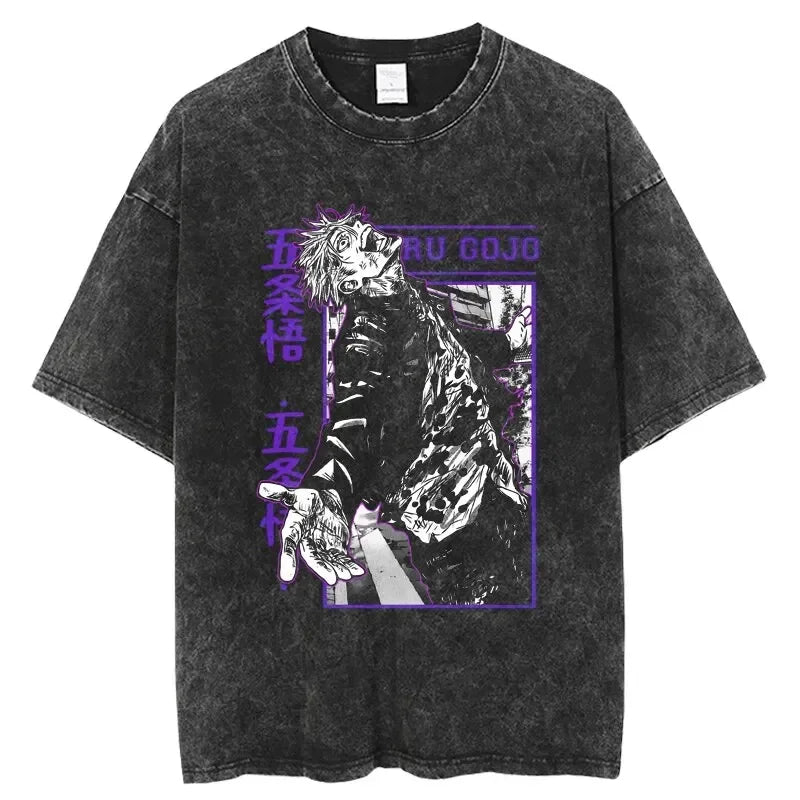 Jujutsu Kaisen Oversize Vintage Tshirt