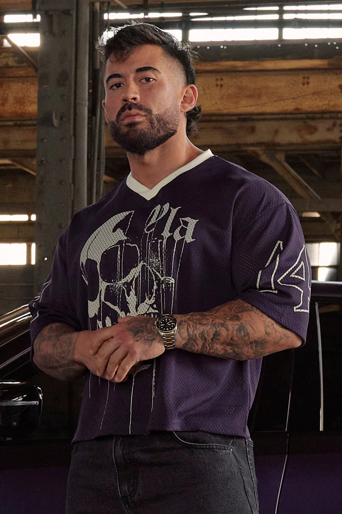 YOUNGLA 4015 - Drippy Skull Jersey