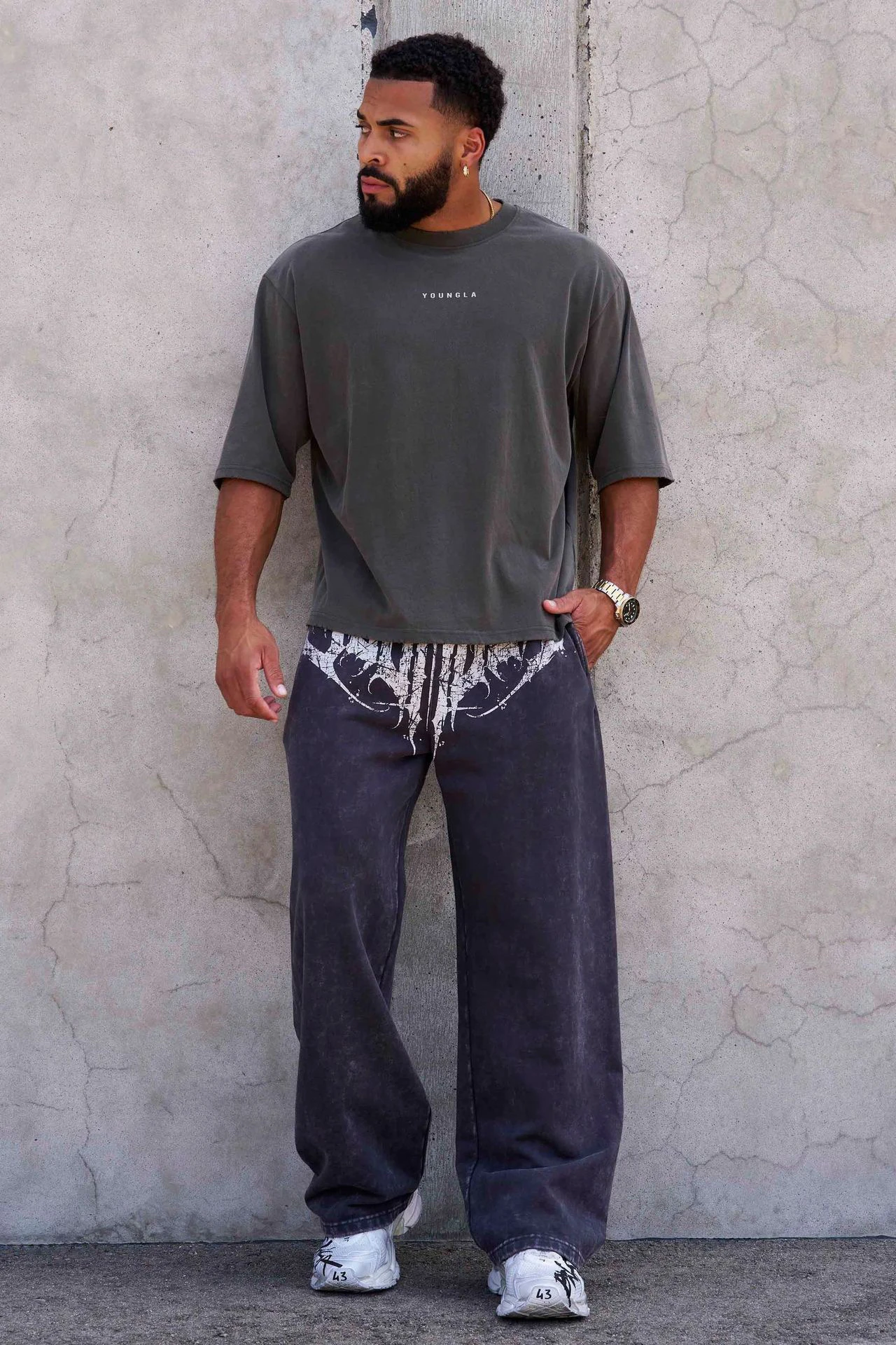 YOUNGLA Dark Wave - Joggers