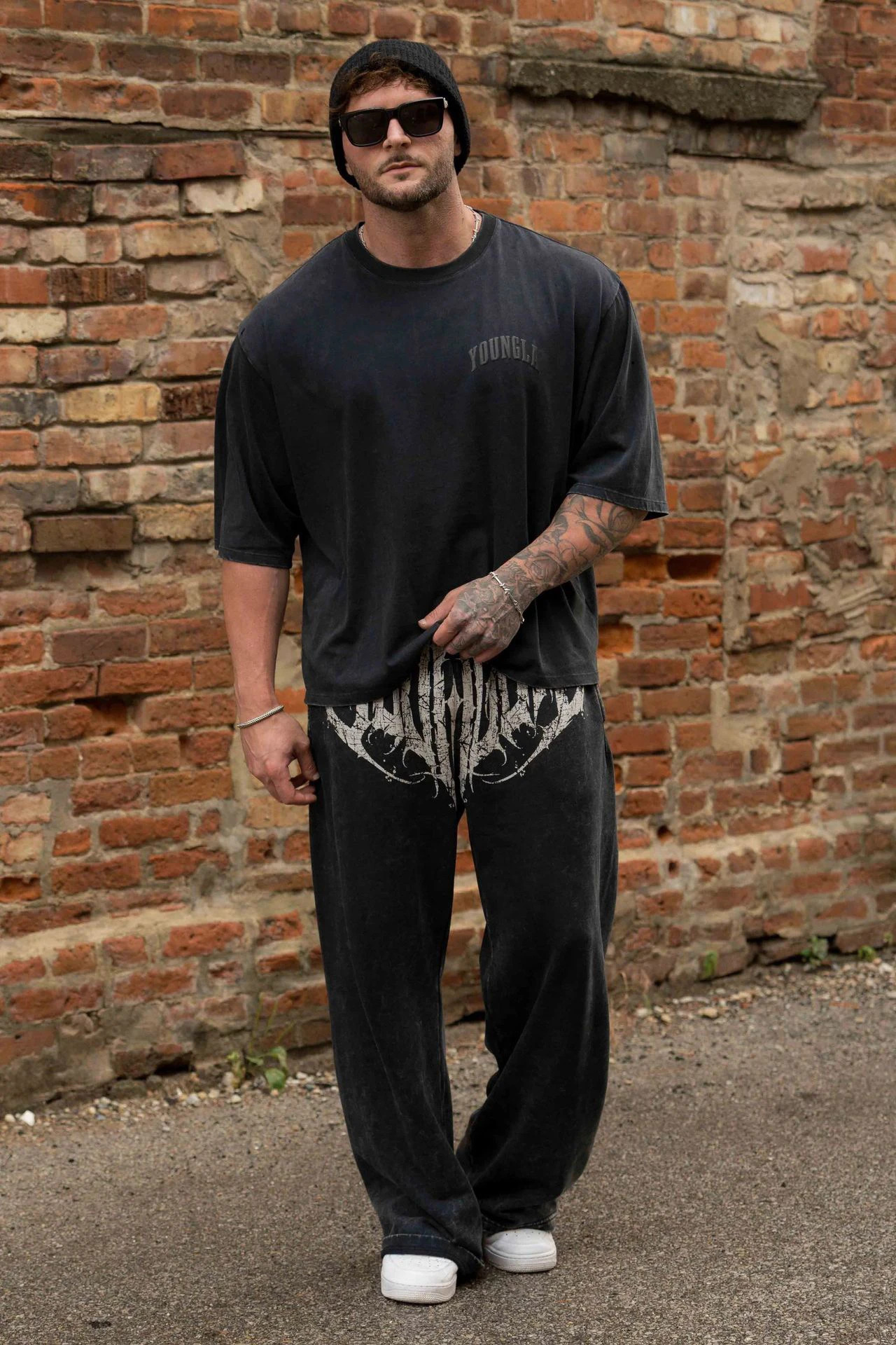 YOUNGLA Dark Wave - Joggers