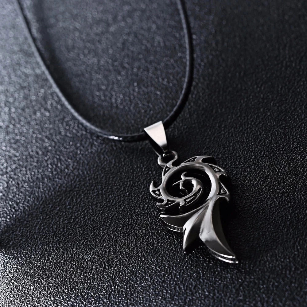 Dragon Flame Metal Necklace