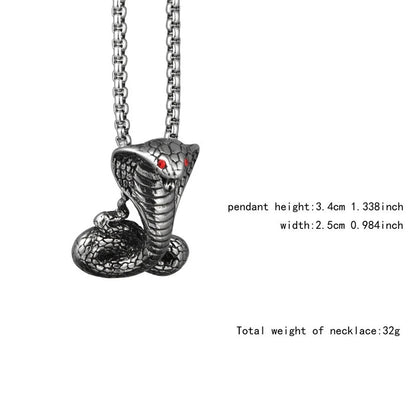 Cobra Pendant Necklace