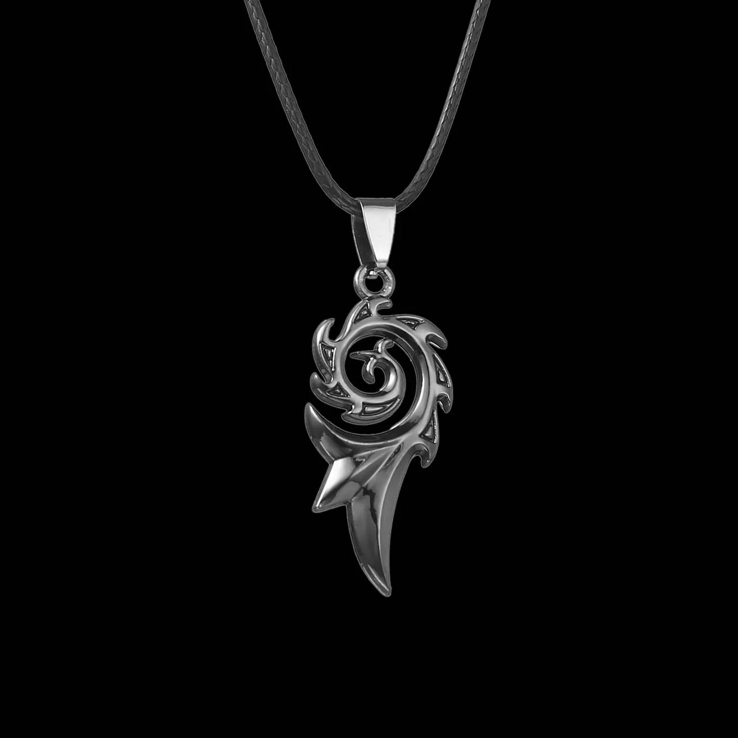 Dragon Flame Metal Necklace