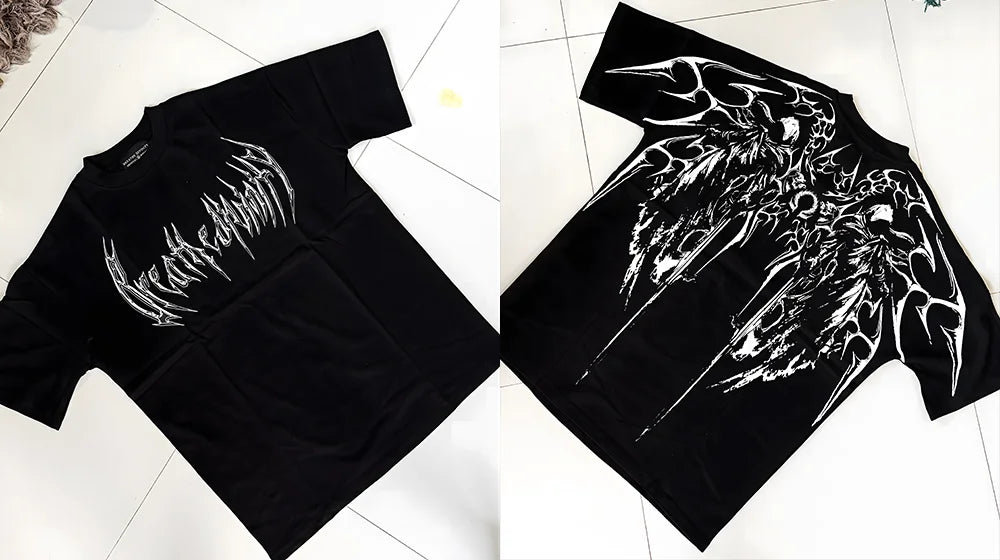 Breathedivinity Skull Fear - Oversize Tshirt
