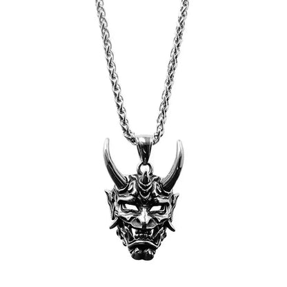 Demon Ghost Mask Necklace