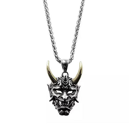 Demon Ghost Mask Necklace