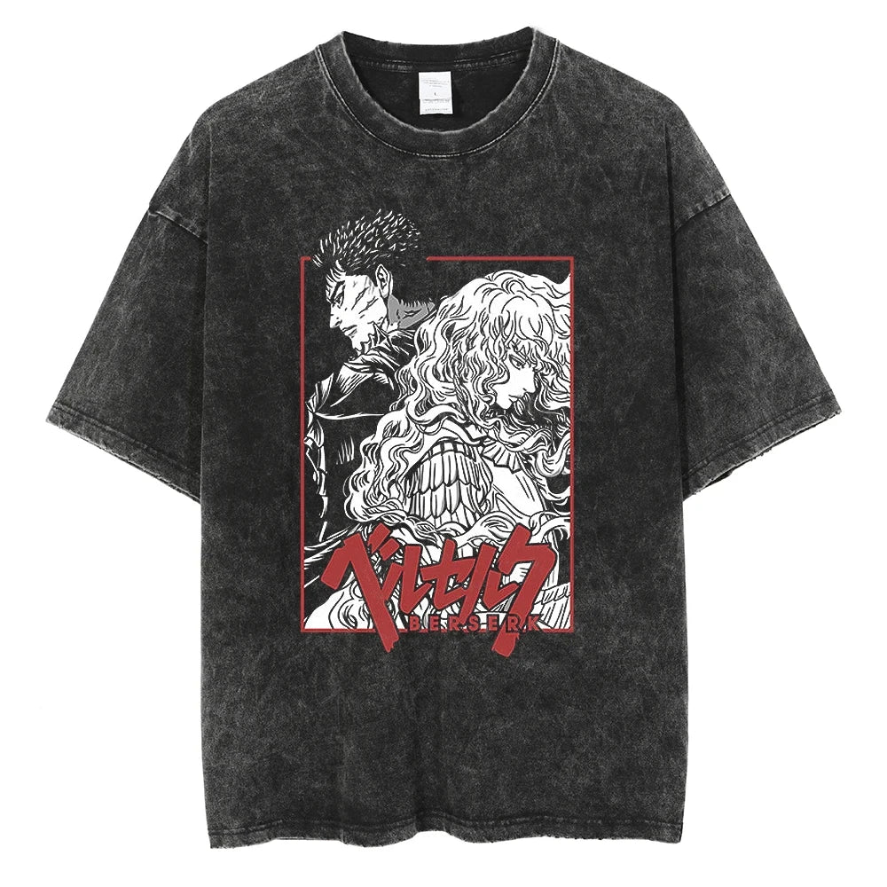 Harajuku Black Washed T-Shirt