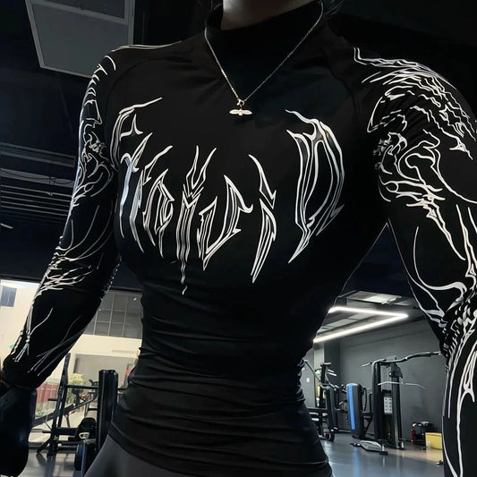 Breathedivinity Dark Y2K - Compression shirt