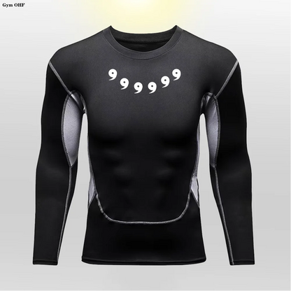 Gym Anime Rash Compression Shirt