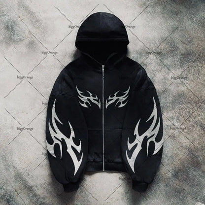 Street Flame Y2K - Oversize Hoodie