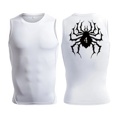 Skull Wings Compression Tank Top