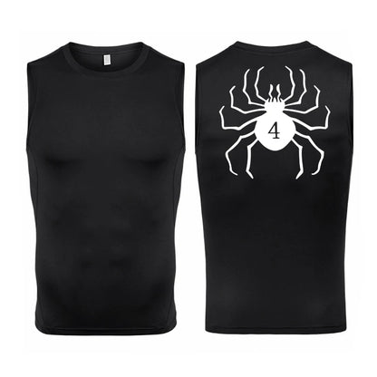 Skull Wings Compression Tank Top