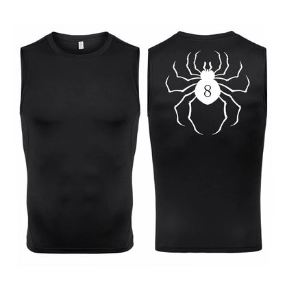 Skull Wings Compression Tank Top