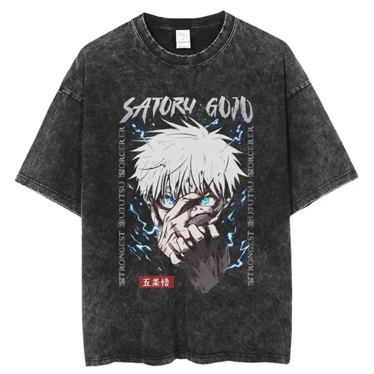 Jujutsu Kaisen Oversize Vintage Tshirt