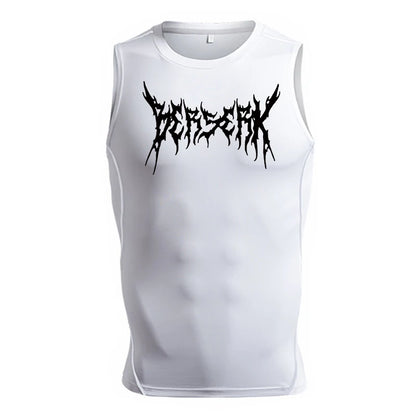 Red Berserker sleeveless compression shirt