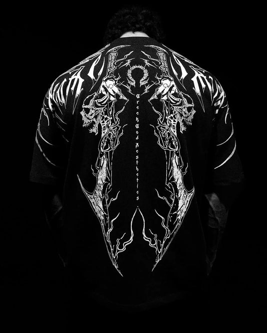 Breathedivinity Skull Fear - Oversize Tshirt