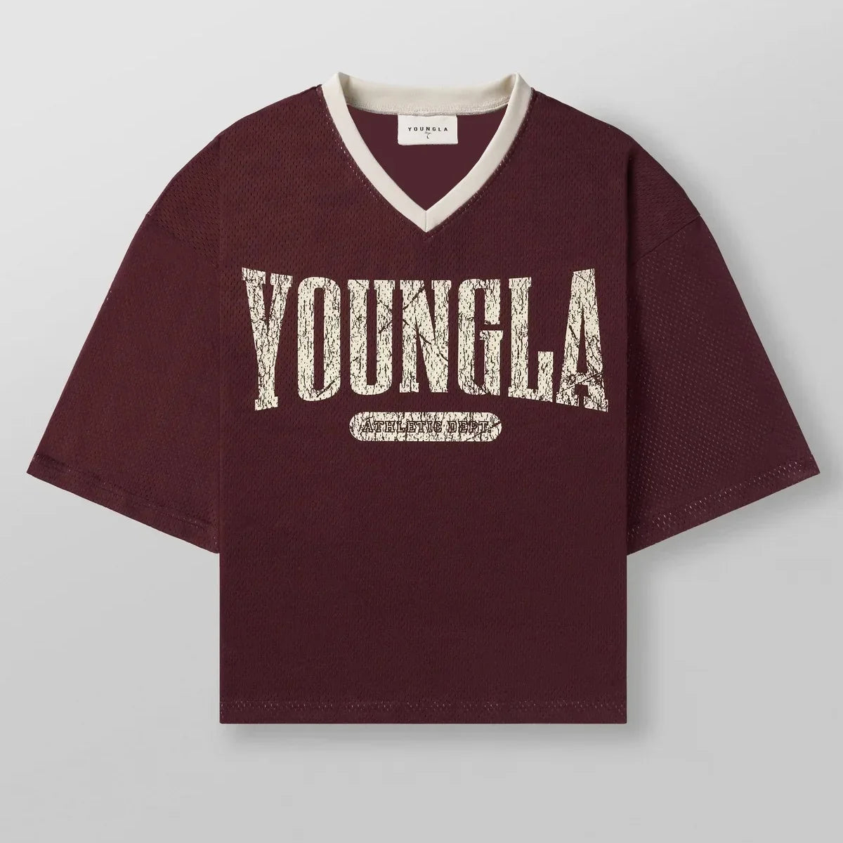 YOUNGLA 4187 - Varsity Football Cropped Jersey