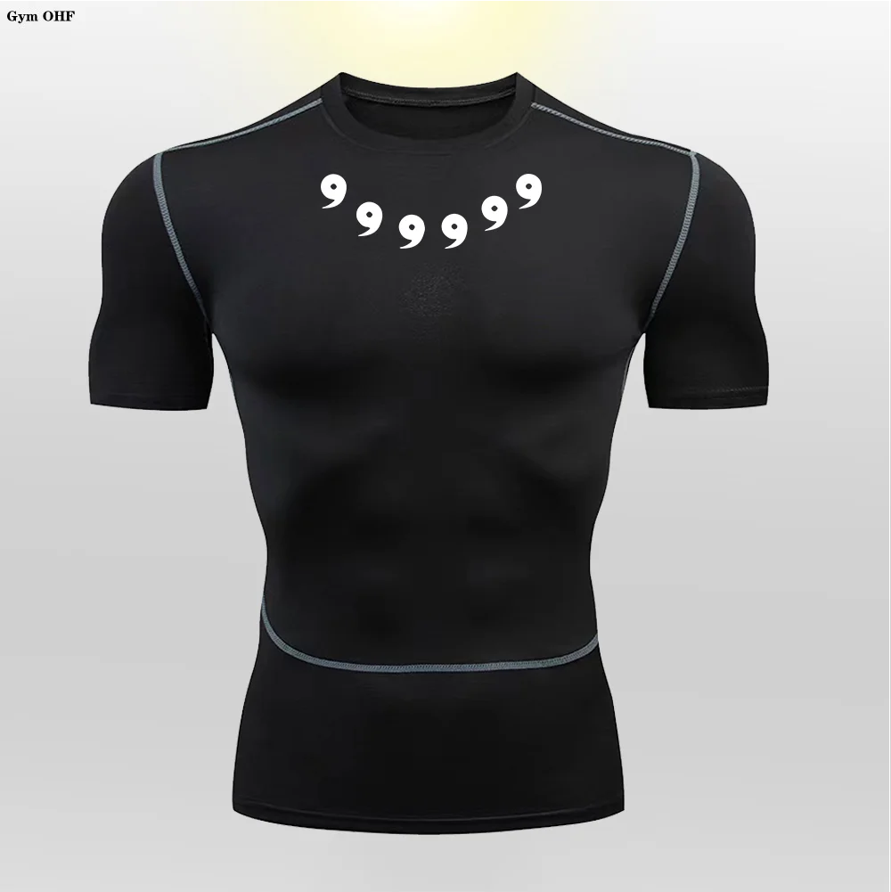 Gym Anime Rash Compression Shirt