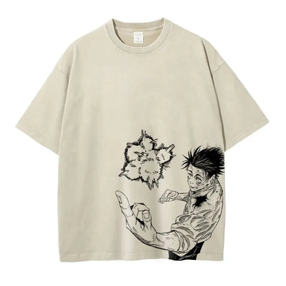 Jujutsu Vintage Washed Oversize T Shirt