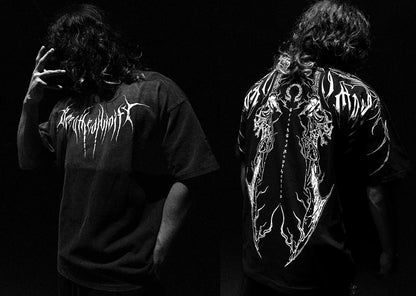 Breathedivinity Skull Fear - Oversize Tshirt