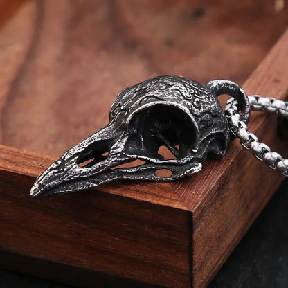 Crow Skull Necklace