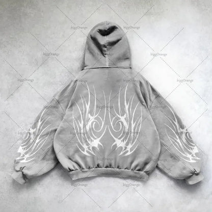 Street Flame Y2K - Oversize Hoodie