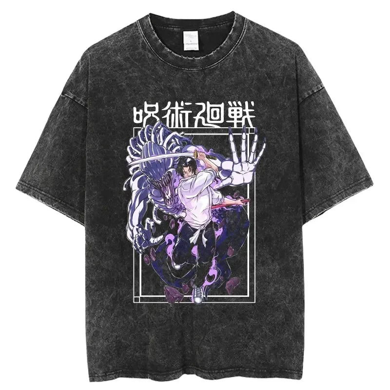 Jujutsu Kaisen Oversize Vintage Tshirt