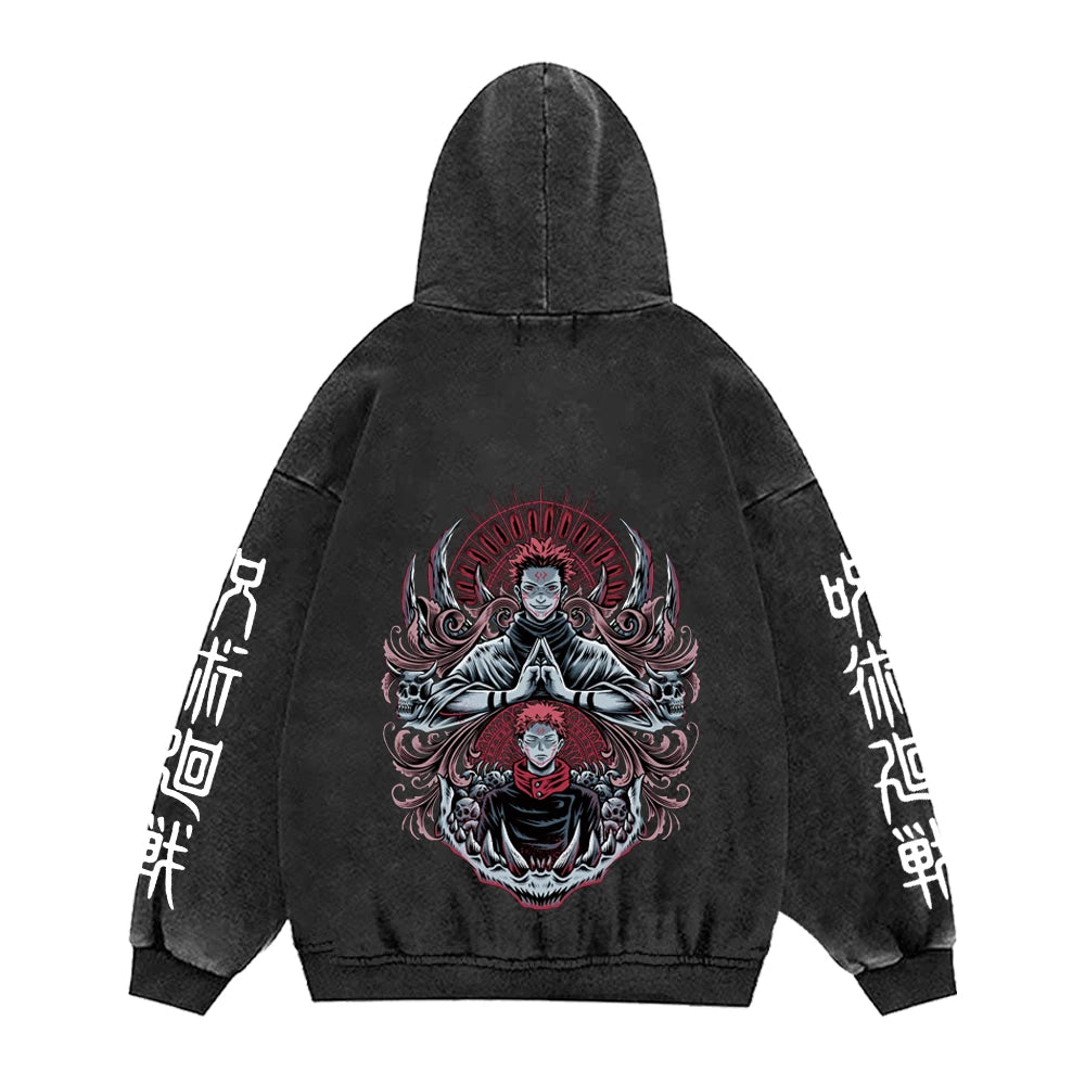 Jujutsu Kaisen Washed Hoodie