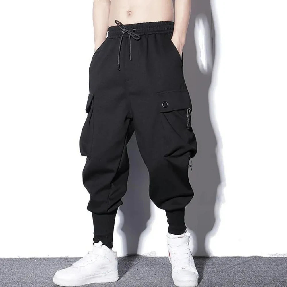 69 Rapper Pants Black Hip Hop Pants – GYRXS
