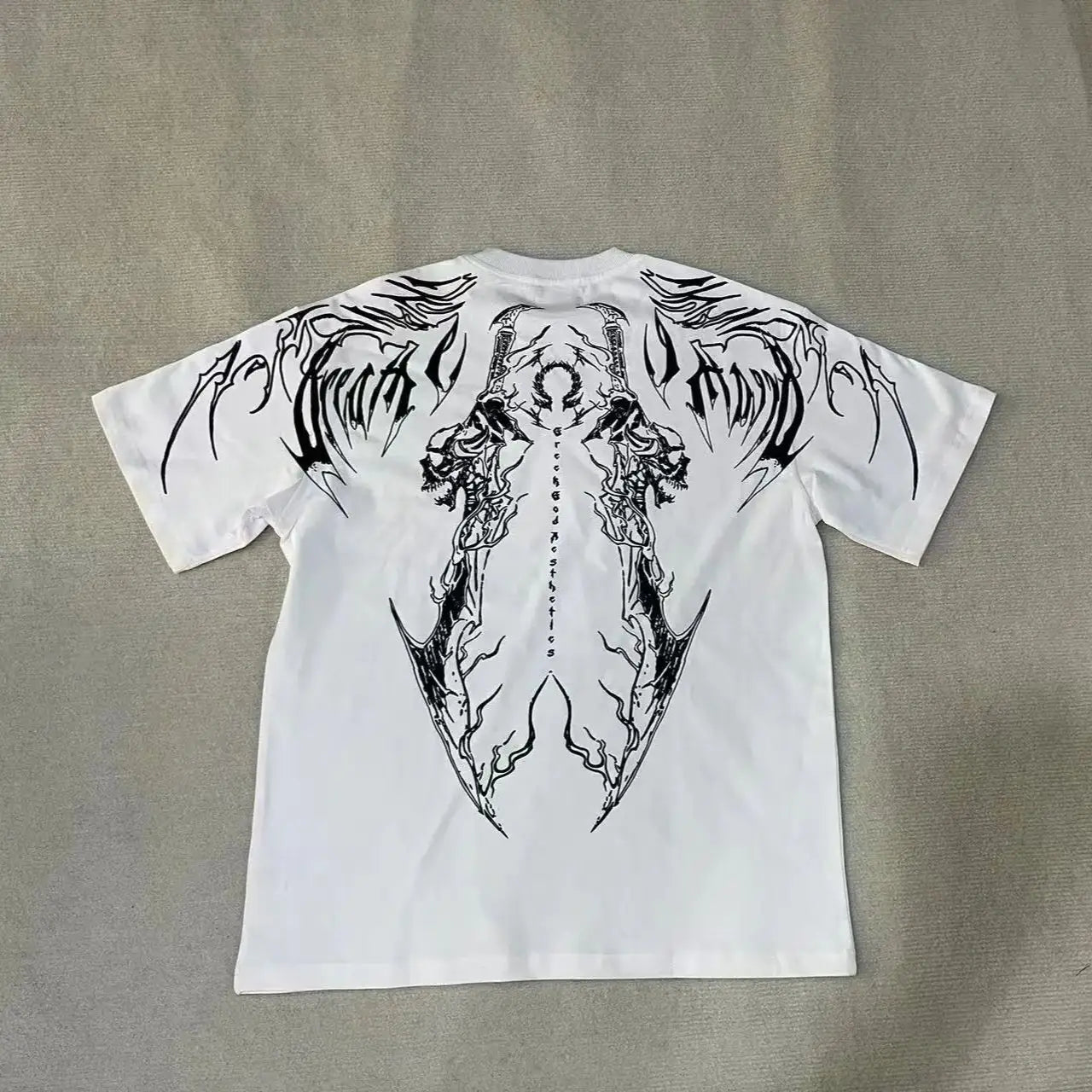 Breathedivinity Skull Fear - Oversize Tshirt