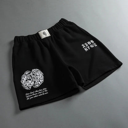 Black Shorts Boxing Wolf