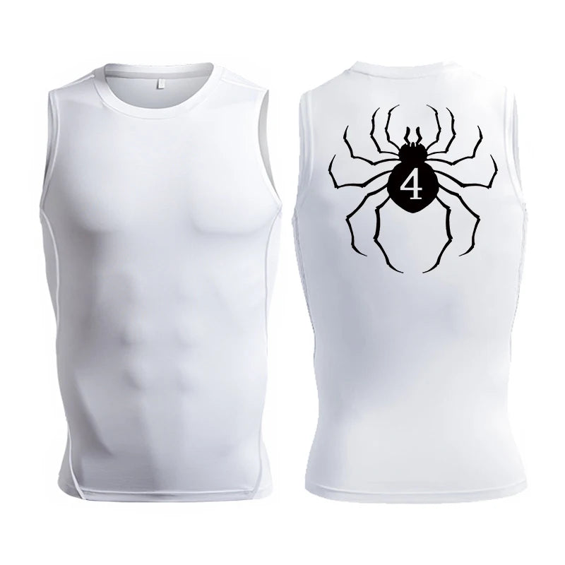 Skull Wings Compression Tank Top