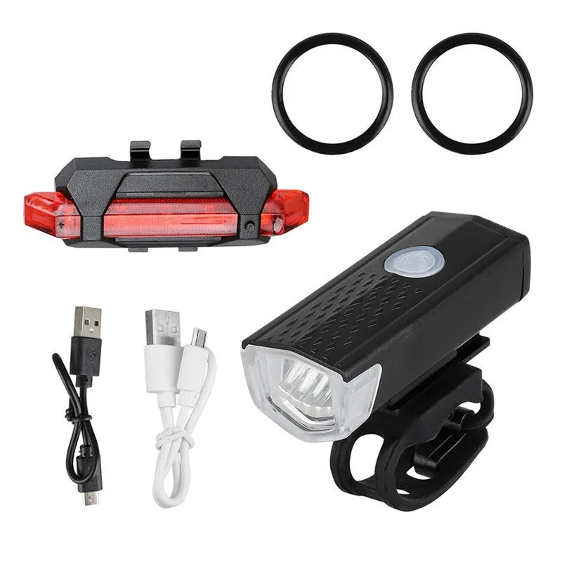 Bike Bicycle Light USB LED Rechargeable