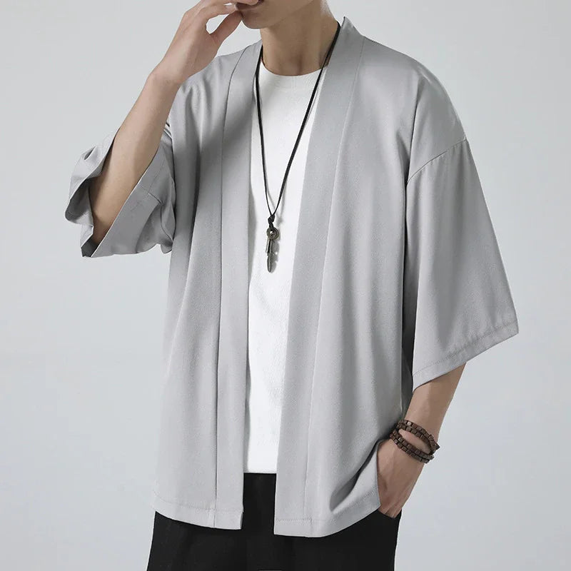 Kimono Men Cloak Oversize