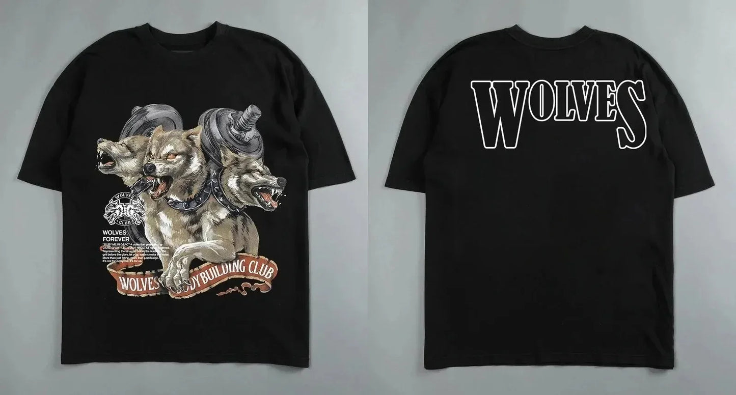 Darc Wolf t-shirt, gym