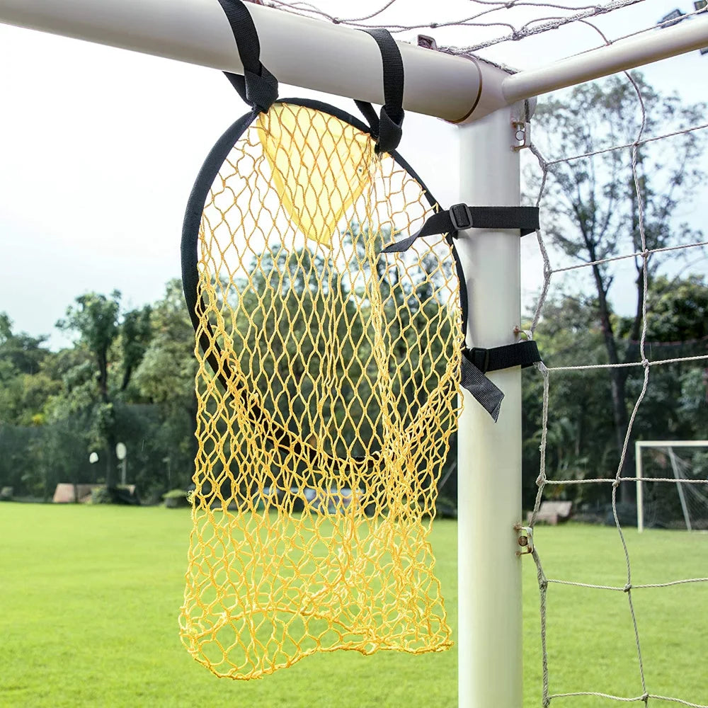 soccer practice shooting net