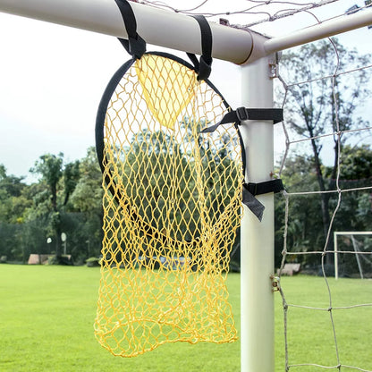 soccer practice shooting net