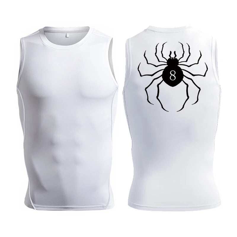 Skull Wings Compression Tank Top