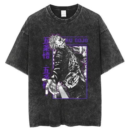 Jujutsu Kaisen Oversize Vintage Tshirt