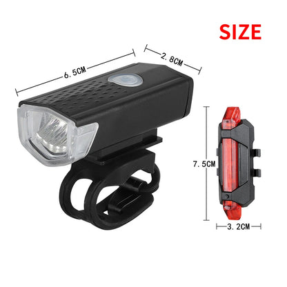 Bike Bicycle Light USB LED Rechargeable