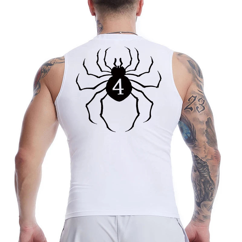 Skull Wings Compression Tank Top