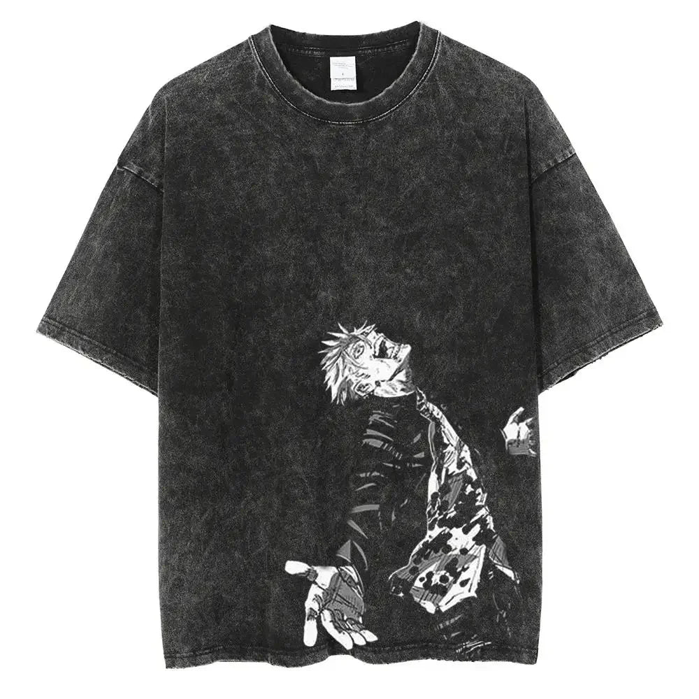 Jujutsu Kaisen Oversize Vintage Tshirt